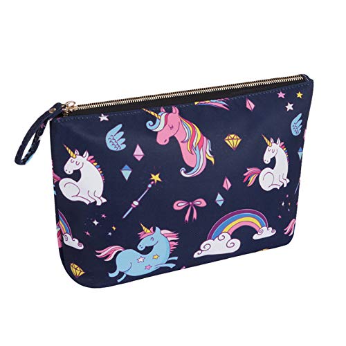 Rainbow Unicorn Makeup Pouch for Women