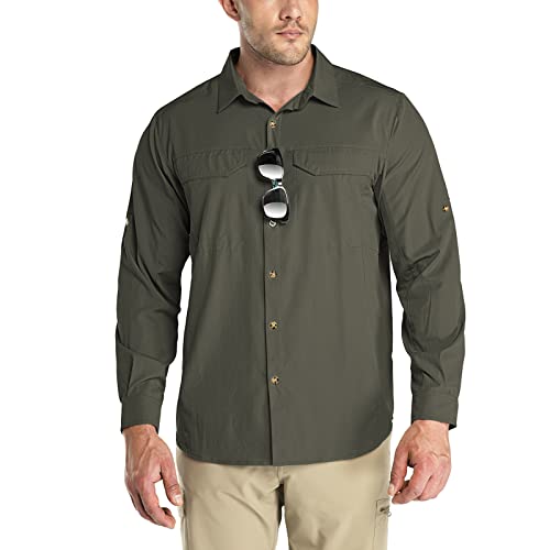 Outdoor Ventures Men's UV Sun Protection Hiking Shirt