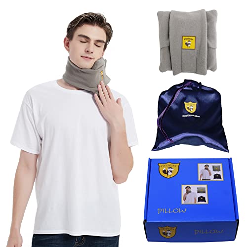 FOXSEON Men's Airplane Neck Pillow