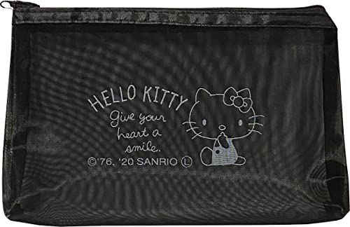Hello Kitty Cosmetic Mesh Nylon Polyester Pouch