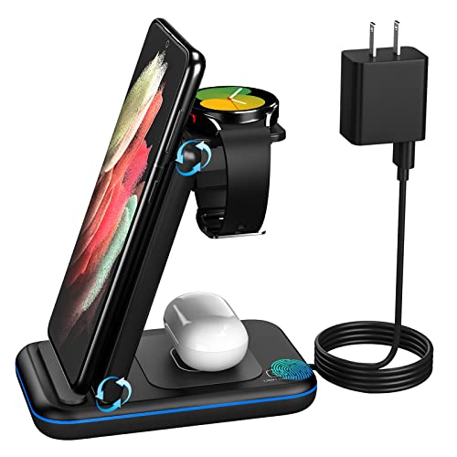 HOLYJOY Foldable 3 in 1 Wireless Charger for Samsung/Android