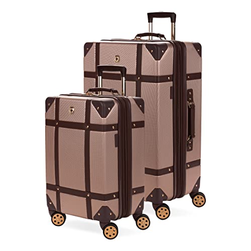 SwissGear 7739 Hardside Luggage Trunk with Spinner Wheels - Stylish and Functional