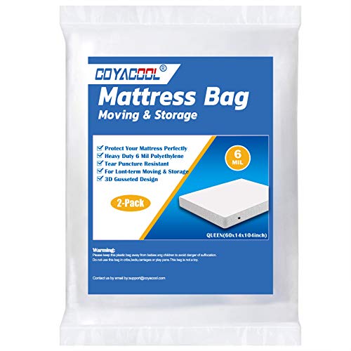 COYACOOL Moving Mattress Storage Bags - 2 Pack