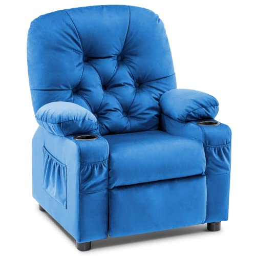 Kids Recliner Chair with Cup Holders