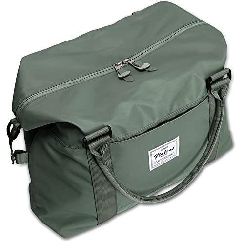 Large Olive Green Weekender Carry On Bag for Women