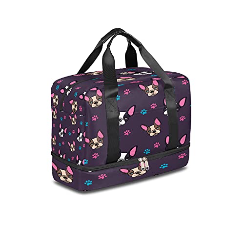 French Bulldog Travel Duffel Bag