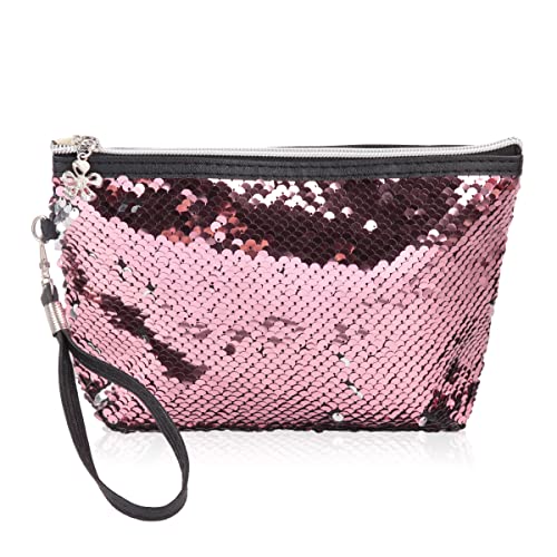 RIAH FASHION Pouch Clutch Organizer Bag - Pink