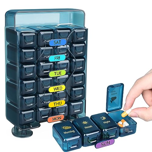 Acedada Large Weekly Pill Organizer