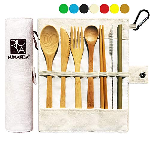 Eco-Friendly Bamboo Utensils Set