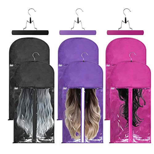 FLMOUTN 6 Pack Portable Hair Extension Holder