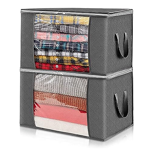 CCidea Clothes Storage Bag Organizer with Reinforced Handle