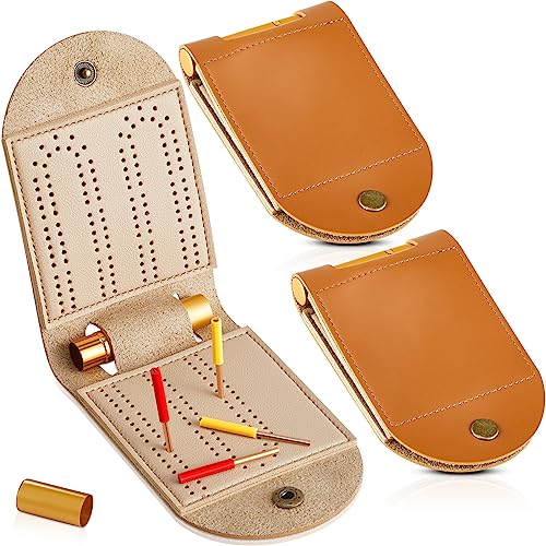 Liliful Portable Cribbage Board Game Set