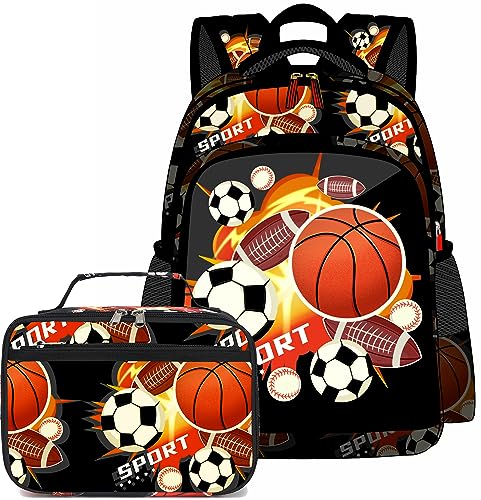 CAMTOP Soccer Backpack Set for Kids
