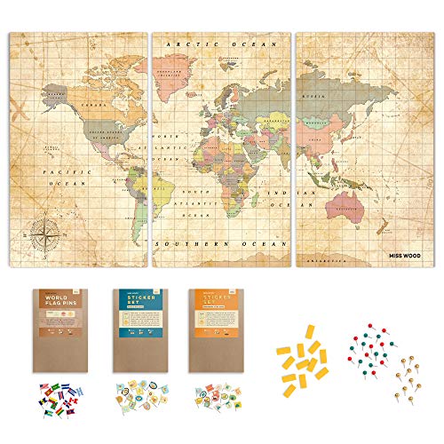 Push Pin Travel Map Kit