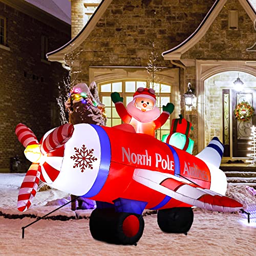 8 Ft Christmas Inflatables Outdoor Decorations