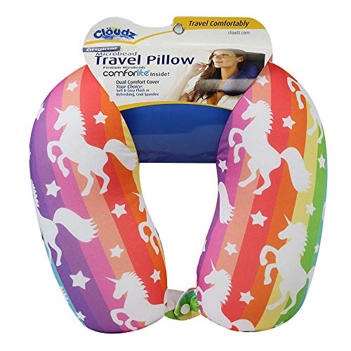Cloudz Microbead Travel Pillow - Unicorn