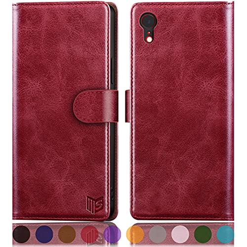 Leather Wallet Case for iPhone XR