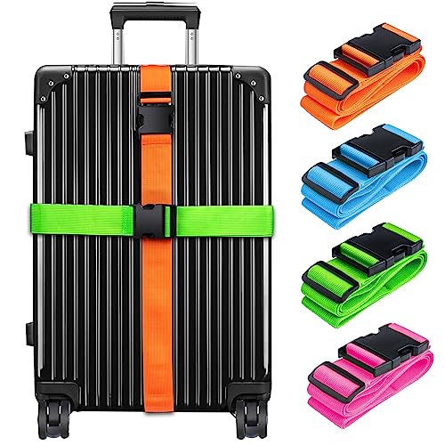 Collwait Luggage Straps for Suitcases TSA Approved
