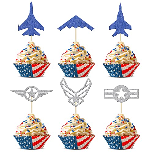 Gyufise Military Emblem Cupcake Toppers