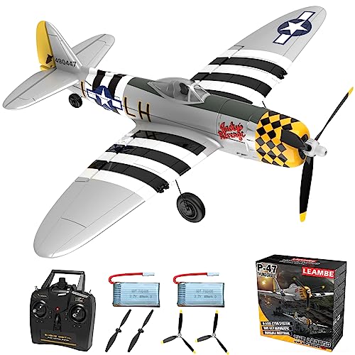 LEAMBE RC Plane - Ready to Fly Upgrade P47 Thunderbolt Remote Control Airplane
