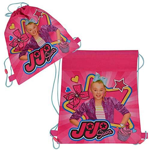 JoJo Siwa 14 Inch Sling Drawstring Cinch Sack Bag