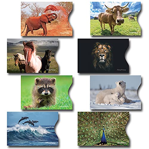 RFID Blocking Animal Credit Card Sleeves