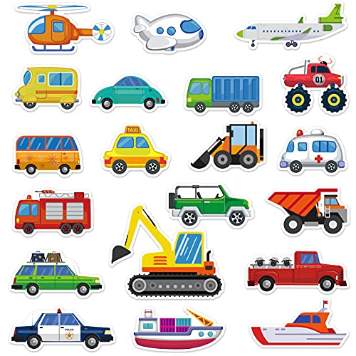 Transportation Gel Clings Stickers