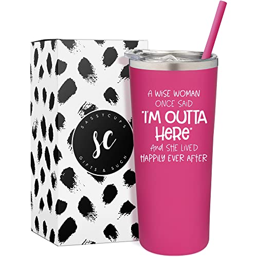 Wise Woman Insulated Stainless Steel Tumbler with Lid and Straw
