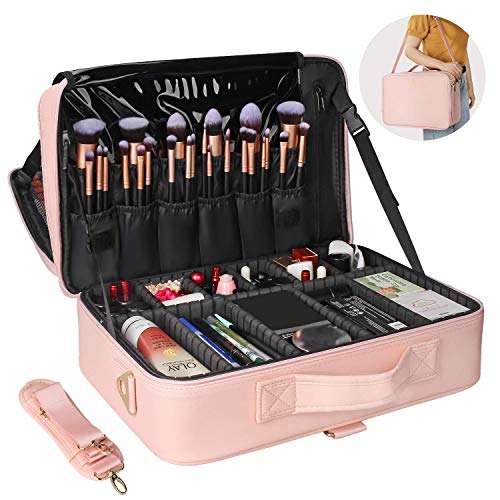 Relavel Travel Makeup Train Case