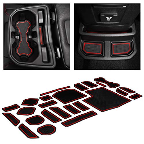 Custom Interior Non-Slip Cup Holder Inserts 24-pc Set for Jeep Wrangler