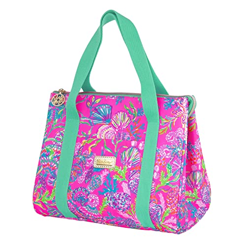 Lilly Pulitzer Insulated Tote Bag with Storage Pocket