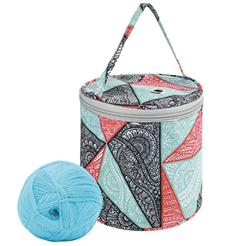 Portable Knitting Bag Case Organizer for Yarn Storage