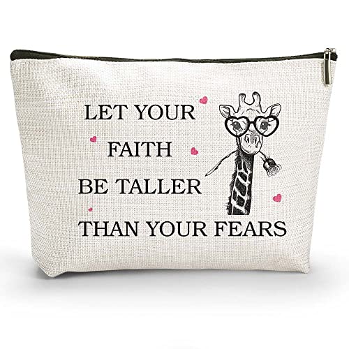 Giraffes Makeup Bag - Trendy and Practical Cosmetic Bag for Giraffe Lovers