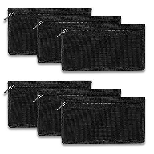 Ezek 6 Pack Canvas Money Pouches
