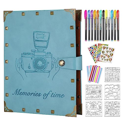 Vintage Travelling Scrapbook with Supplies and Kits