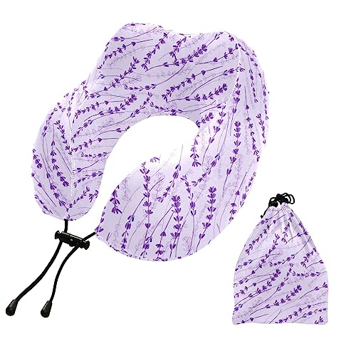 KOPIRIT Lavender Purple Travel Pillow