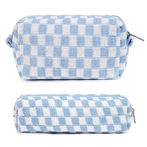 SOIDRAM Checkered Cosmetic Bag: Stylish and Practical Travel Organizer