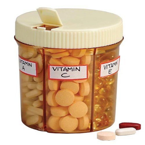 GMS Vitanizer - 6 Compartment Pill Organizer
