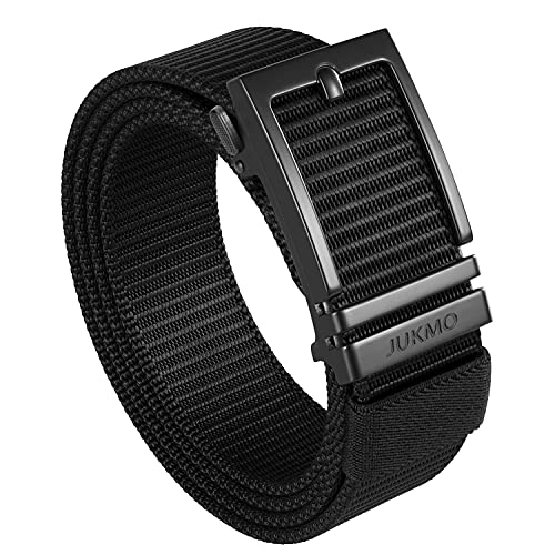 JUKMO Ratchet Belt for Men with Automatic Slide Buckle