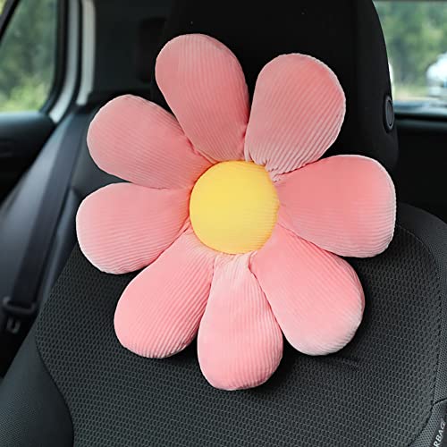 Cute Flower Car Headrest Pillow