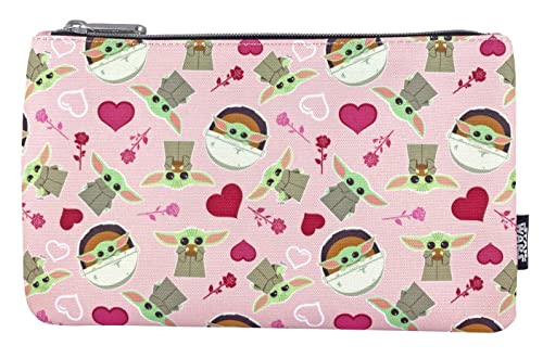 Star Wars Baby Yoda All Over Print Cosmetic Bag Pouch
