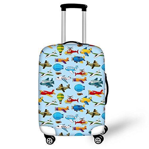 Fashion Aircraft Prints Elastic Luggage Protective Covers