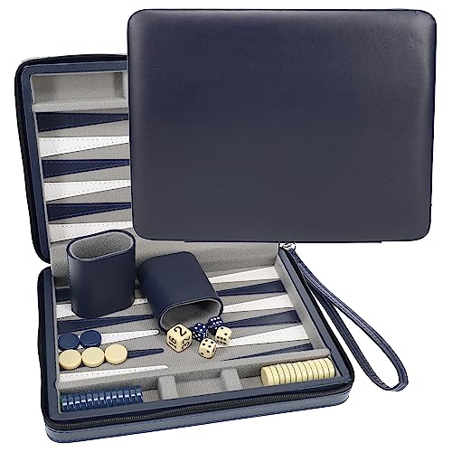 WE Games Backgammon Set - Stylish Magnetic Travel Game for Adults