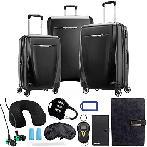 Samsonite Winfield 3 DLX 3 Piece Set with Deco Gear 10 Piece Luggage Bundle