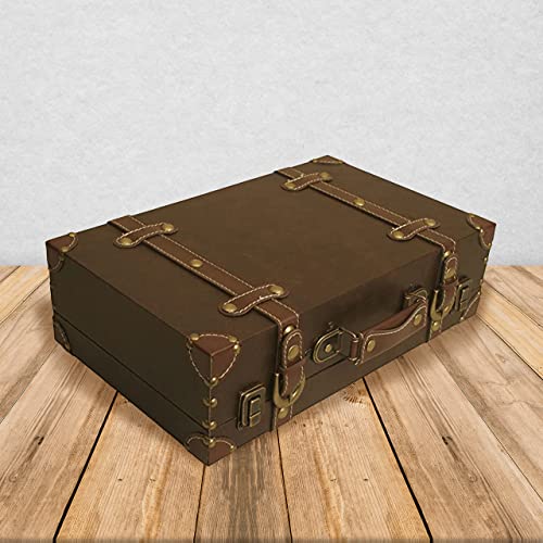 Decorative Storage Boxes - Brown Suitcase