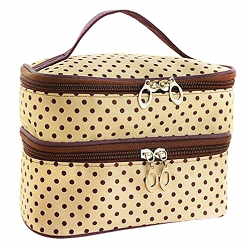 KELINFONG Flight Attendant Luggage Double Layer Durable Woman Makeup Box