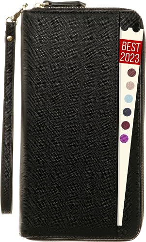 Travel Document Organizer - RFID Passport Wallet