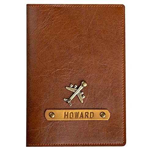 Custom Engraved Leather Passport Cover