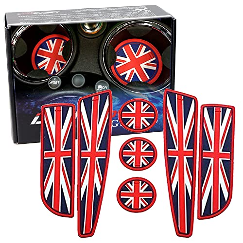 Union Jack Style Silicone Interior Cabin Mats for Mini Cooper