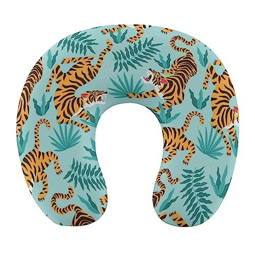 Travel Pillow, Tiger Pattern Neck Pillow for Traveling